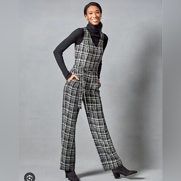 NWT J. McLaughlin Holland Jumpsuit in Tweed - Picture 4 of 9